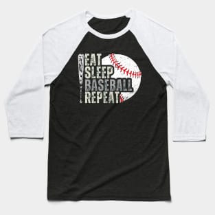 Eat Sleep Baseball Repeat Funny Baseball Player Baseball T-Shirt